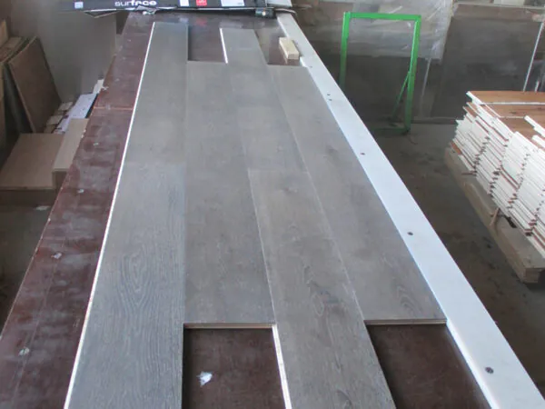 Select Grade White Oak Flooring - French Grey UV oil