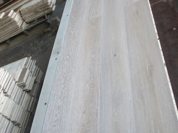 Select Grade White Oak Flooring - Lime Wash color