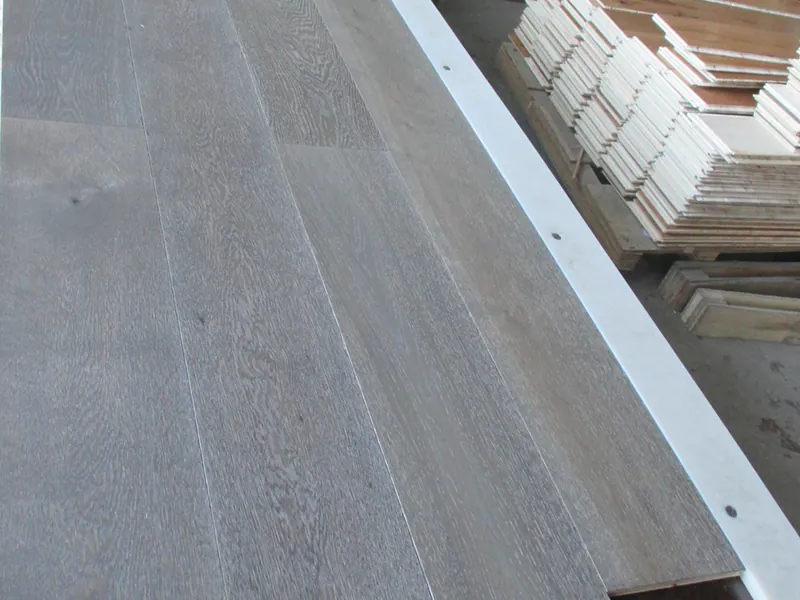 Select Grade White Oak Flooring - French Grey UV oil - Image 2
