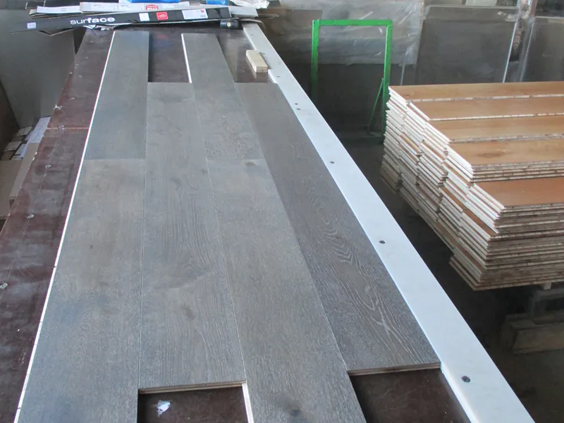 Select Grade White Oak Flooring - French Grey UV oil - Image 3