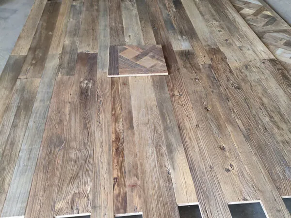 Reclaimed Elm Engineered Flooring Light Color | Sustainable Light-Toned Hardwood - Image 2