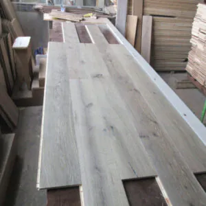 Grey Vintage Reactive Stain Oak Flooring | Antique Style Engineered Oak