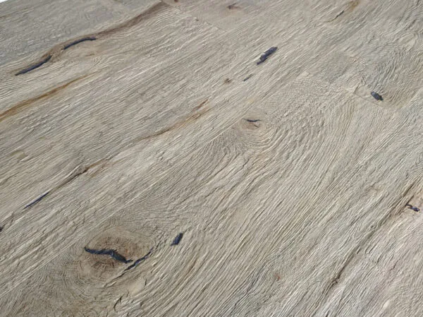 Antique Axe Split Smoked Oak Flooring | Handcrafted Engineered European Oak - Image 5