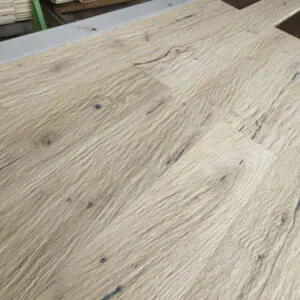 Antique Axe Split Oak Flooring - Natural Color | Handcrafted Engineered European Oak