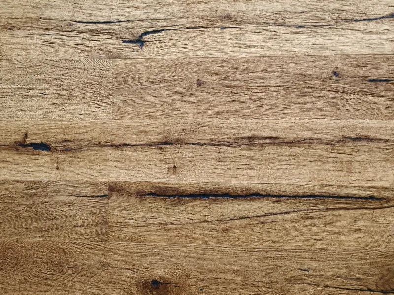 Antique Axe Split Oak Flooring - Natural Color | Handcrafted Engineered European Oak - Image 6