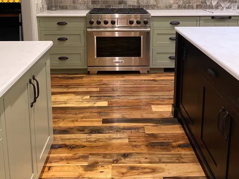 Reclaimed Industrial Hardwood Flooring | Engineered Vintage Wood - Image 4