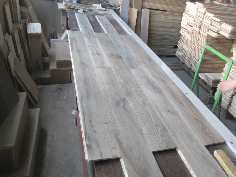 Grey Vintage Reactive Stain Oak Flooring | Antique Style Engineered Oak - Image 2