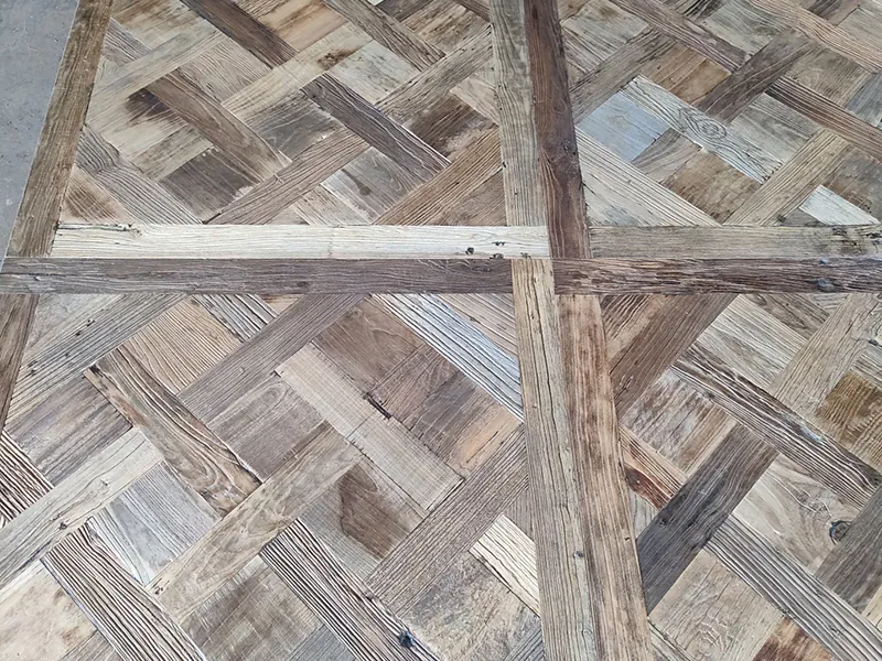 Reclaimed Elm Versailles Flooring Light Color | Elegant Light-Toned Engineered Panels - Image 6