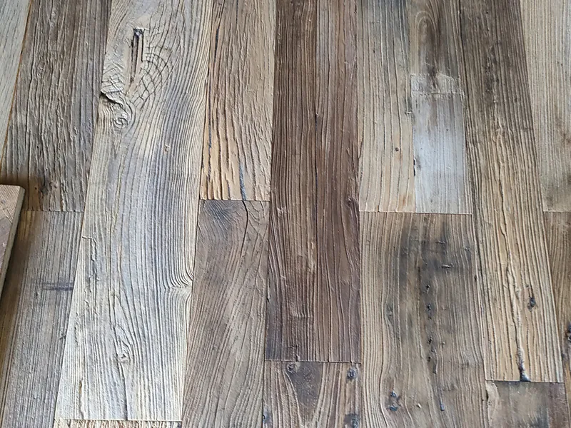 Reclaimed Elm Engineered Flooring Light Color | Sustainable Light-Toned Hardwood - Image 3