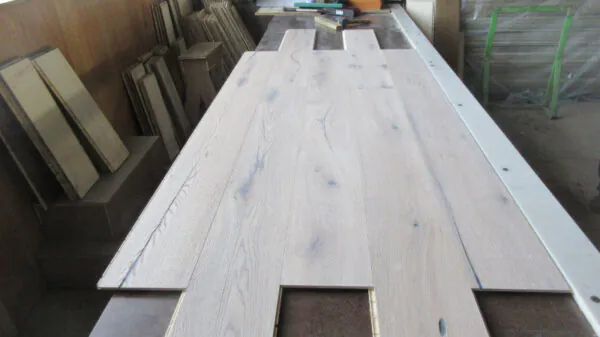 White Lacquer Rustic Oak Flooring | EF Grade European Oak for Timeless Interiors - Image 3