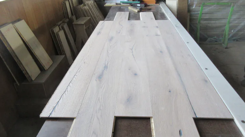 White Lacquer Rustic Oak Flooring | EF Grade European Oak for Timeless Interiors - Image 3