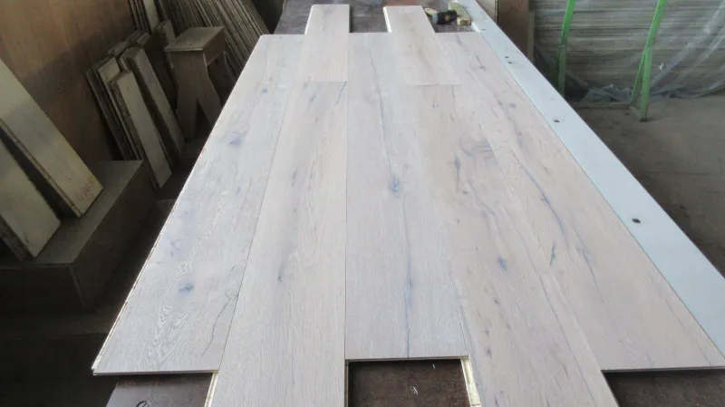 White Lacquer Rustic Oak Flooring | EF Grade European Oak for Timeless Interiors - Image 4