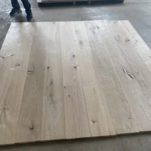 Unfinished Shrunk Face European Oak Flooring | Natural Grade Engineered Wood