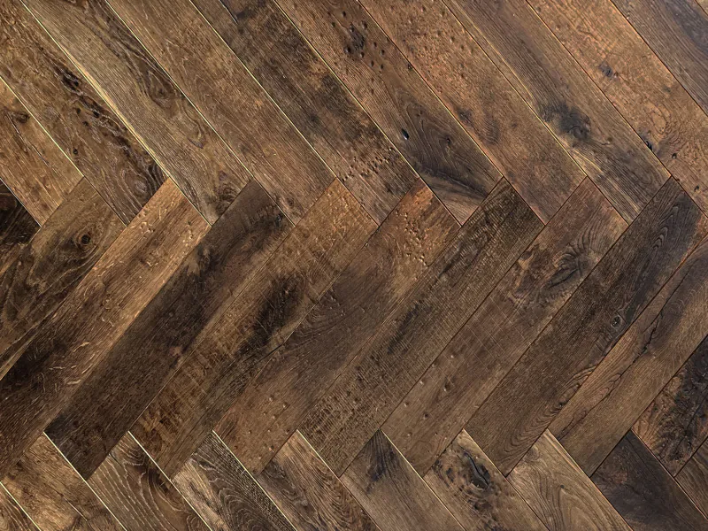 Smoked Antique Oak Flooring with Natural Oil | Reactive Stain Handcrafted Finish - Image 3