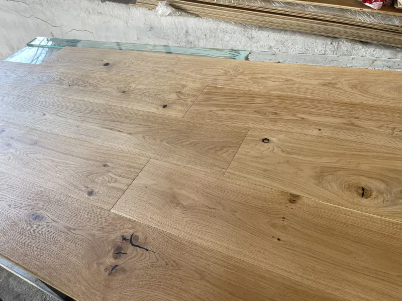 Natural Color European Oak Flooring | Natural Grade Engineered Wood - Image 3