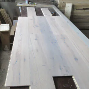 White Lacquer Rustic Oak Flooring | EF Grade European Oak for Timeless Interiors