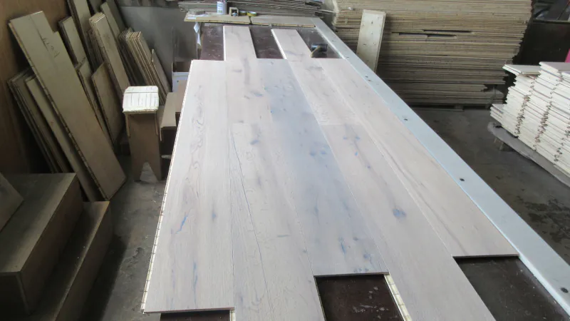 White Lacquer Rustic Oak Flooring | EF Grade European Oak for Timeless Interiors