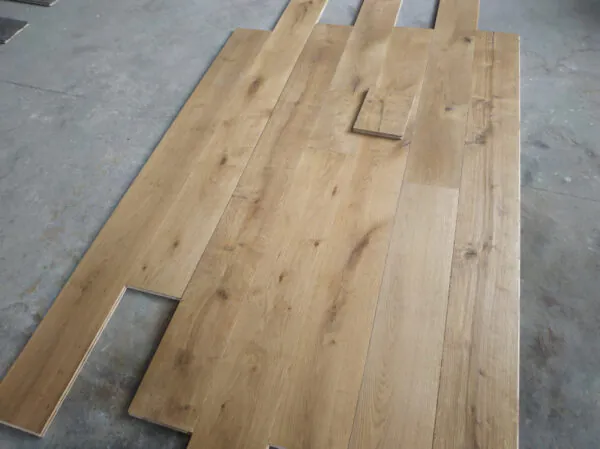 Smoked Shrunk Face Oak Flooring with Oil Finish | Engineered European Oak