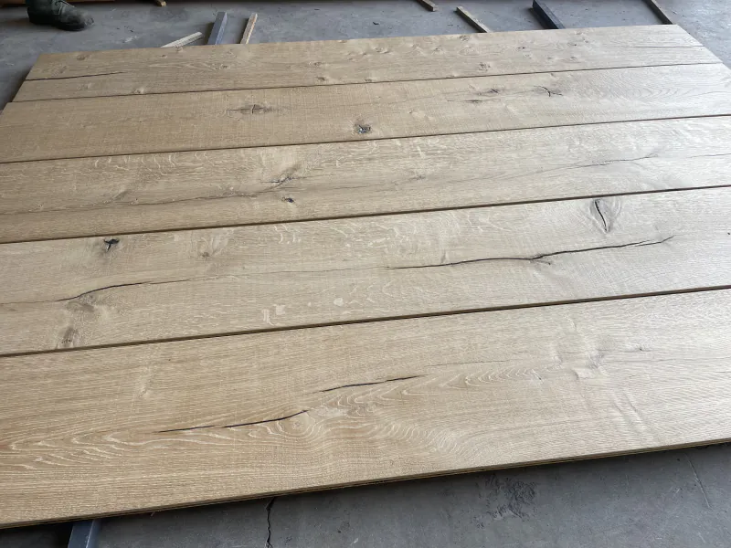 Unfinished Shrunk Face European Oak Flooring | Natural Grade Engineered Wood - Image 3