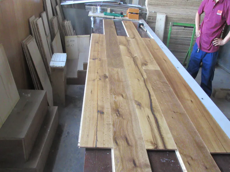 Smoked Rustic Oak Flooring | Handcrafted EF Grade European Oak - Image 2