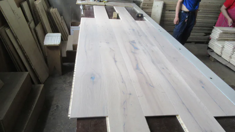 White Lacquer Rustic Oak Flooring | EF Grade European Oak for Timeless Interiors - Image 5