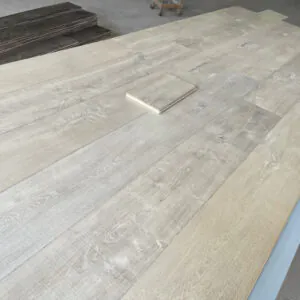 Light Reactive Stain Shrunk Face Oak Flooring | Textured Engineered European Oak