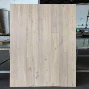 White Coated Oak Engineered Flooring | 3-Layer Natural Grade