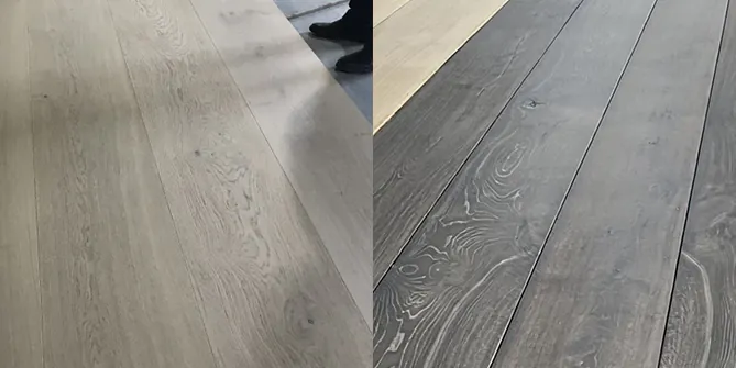 3 layer engineered wood flooring wide plank structure detail